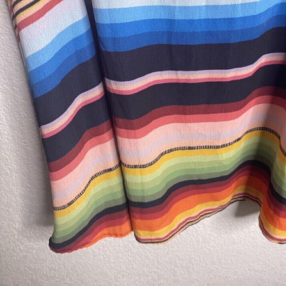 Judith March Shift Dress Southwest Sedona Serape Stripes Women's Size Medium - Picture 5 of 7